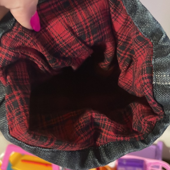 Woolrich Red Plaid Flannel Lined Jeans - Picture 4 of 7